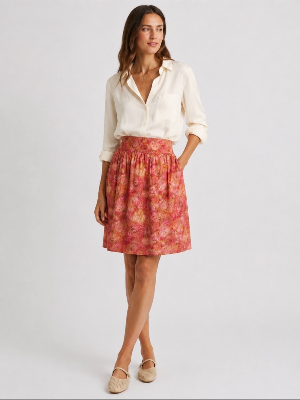Brooks Brothers Liberty Art Fabric Skirt Size 6